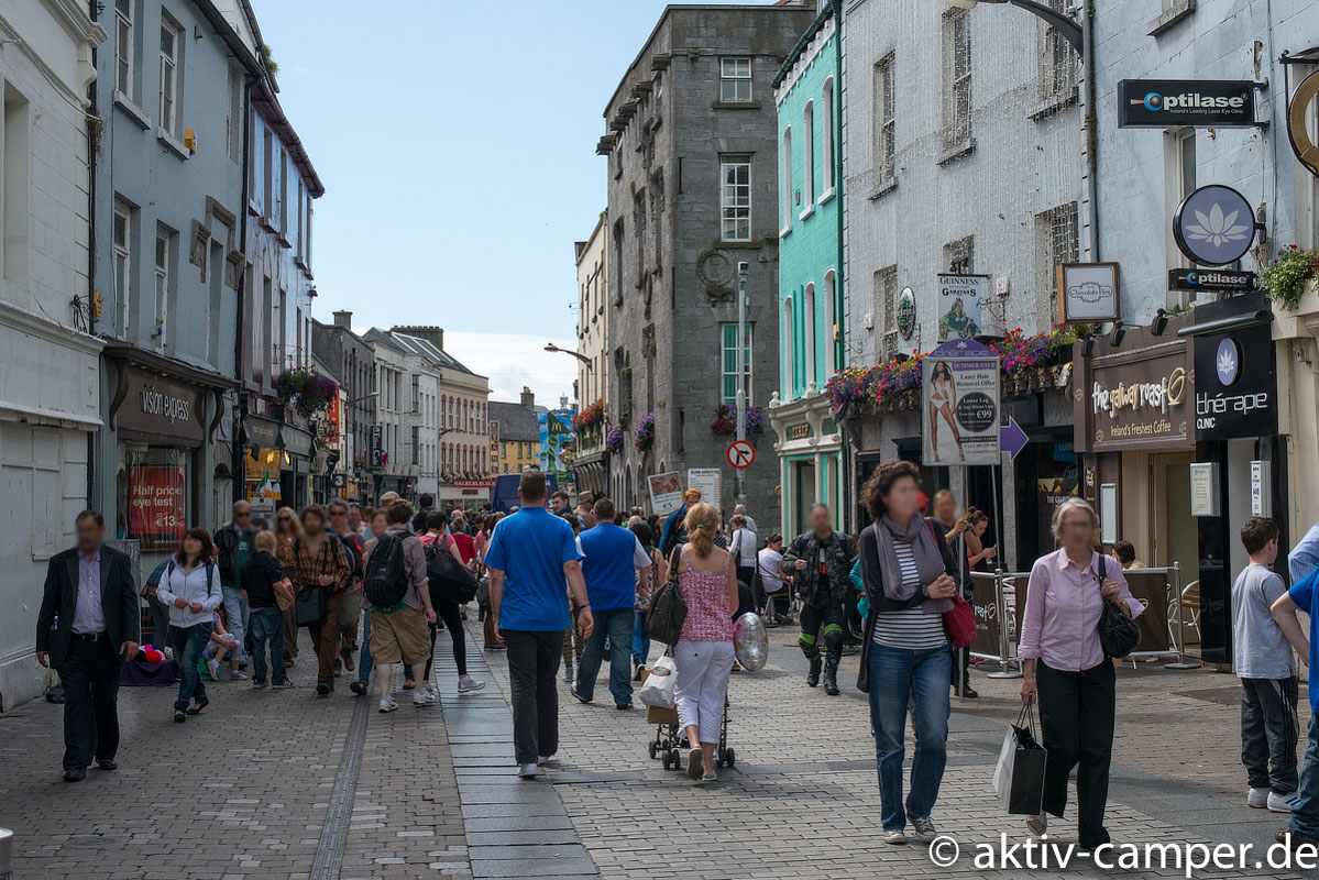 Die Innenstadt von Galway