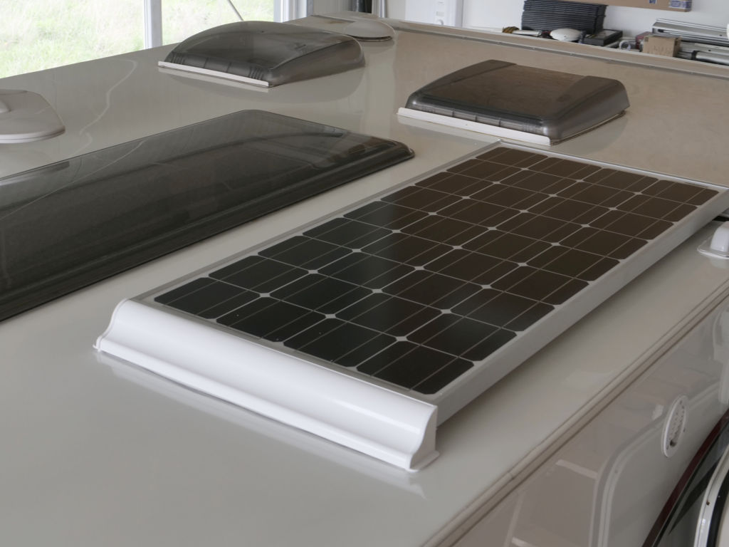 Solaranlage für den Wohnwagen